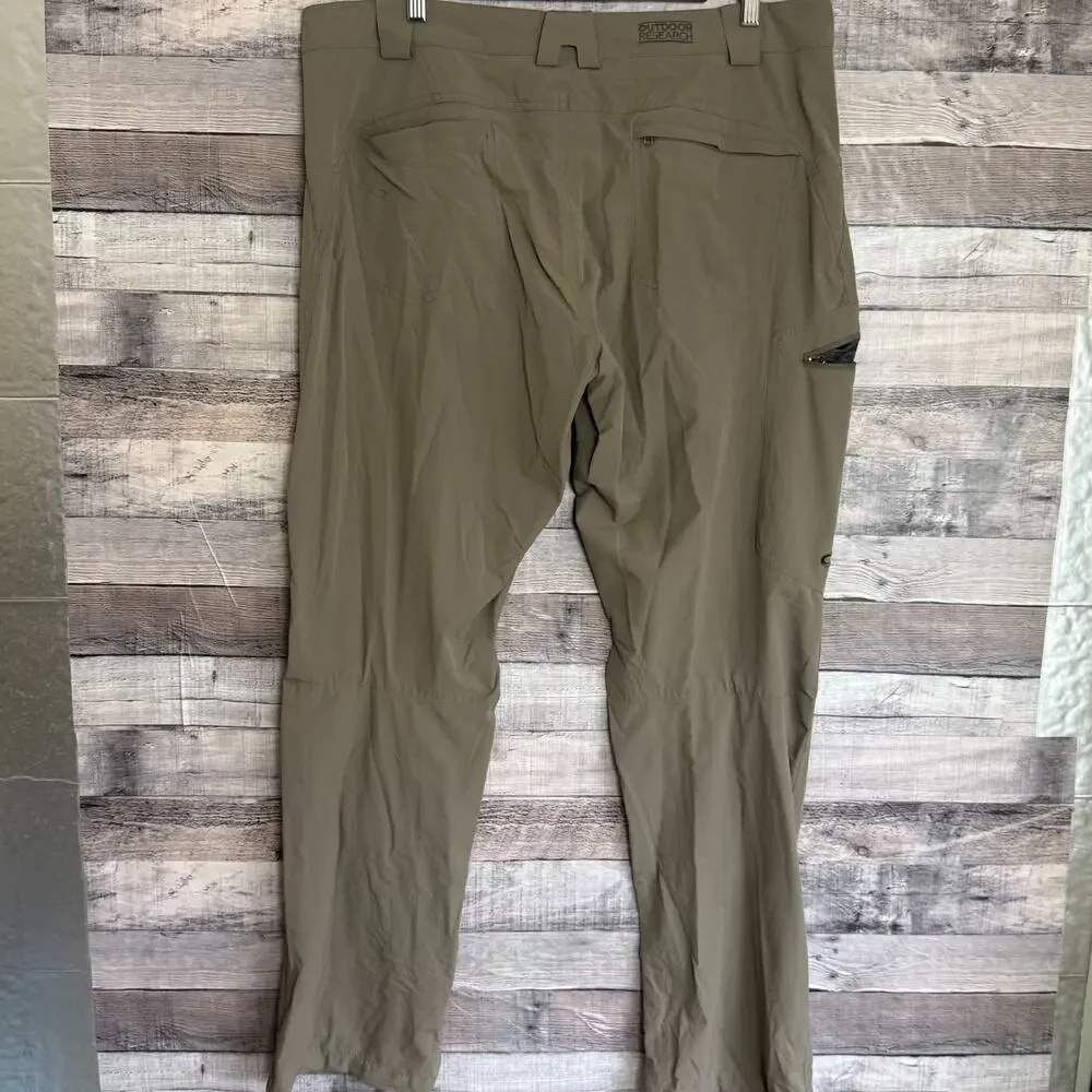 Outdoor Research Voodoo Pants Mens 38x34 Brown Gorpcore Hiking Outdoors